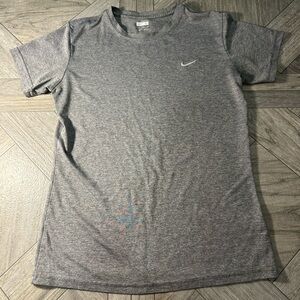 Nike Heather Gray Athletic Tee